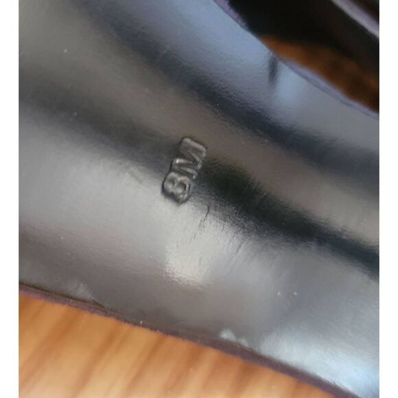 DVF Navy Suede Sling Back Heel 8 - Picture 8 of 8